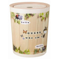 Flip-on Fashion Round Plastic Toilet Pail Paper Basket (FF-5257-1)